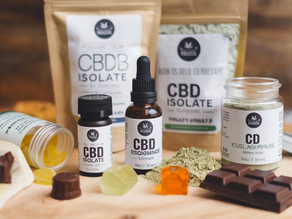 Les différences entre cbd à spectre complet, large spectre et isolat