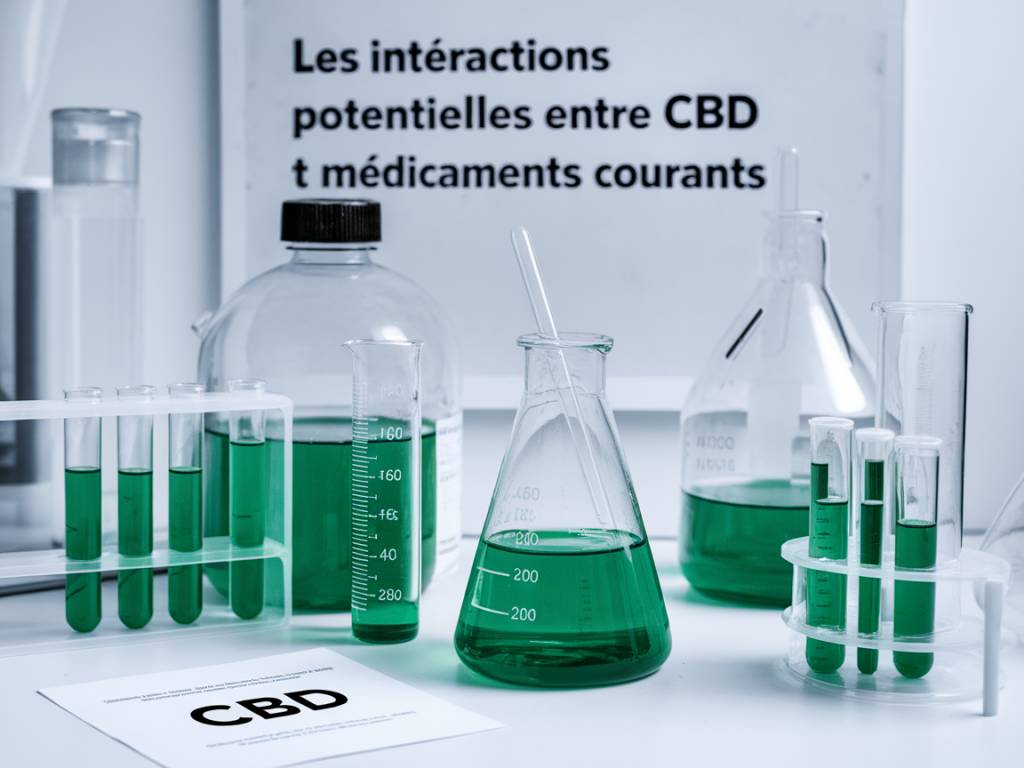 Les interactions potentielles entre cbd et médicaments courants